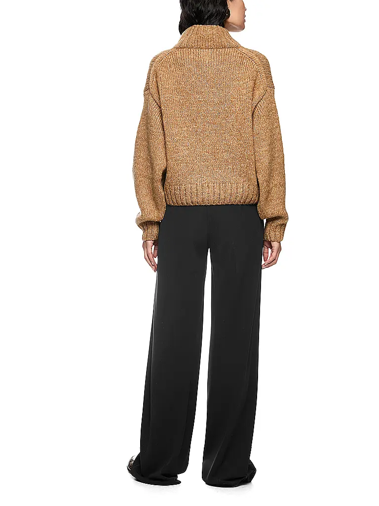 MARC CAIN | Maglione a collo alto | Beige