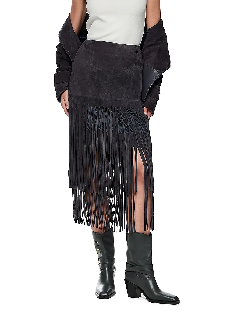 MARC CAIN | Maxigonna | Blu scuro