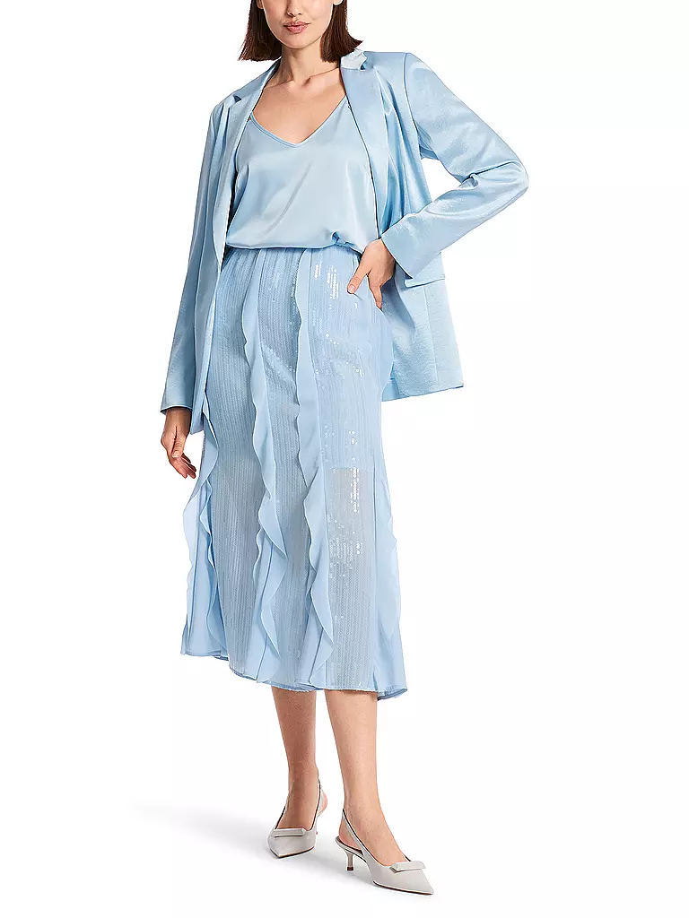 MARC CAIN | Midi skirt | Blu chiaro