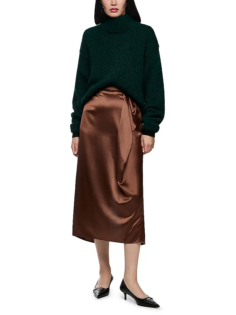 MARC CAIN | Midi skirt | Marrone chiaro