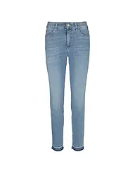 MARC CAIN | Nome prodotto: Jeans Slim Fit SILEA
Marca: MARC CAIN
Colore: blu
Categorie: Moda,Donna

Materiale: Denim,Cotone,Stretch
Motivo: Tinta unita
Lunghezza (Pantaloni/Jeans): Lunghezza 7/8
Stile: Glamour
Altezza vita: Vita alta
Dettagli: Tasche laterali,Strass | Blu