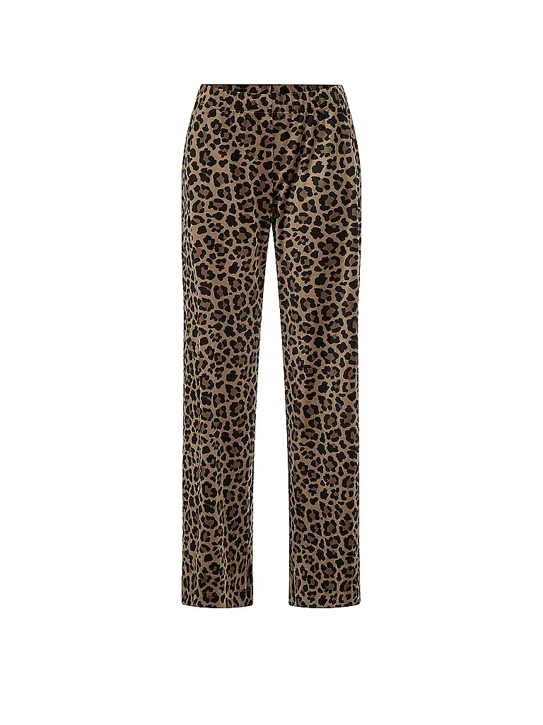 MARC CAIN | Pantaloni a gamba larga WASHINGTON | Marrone chiaro