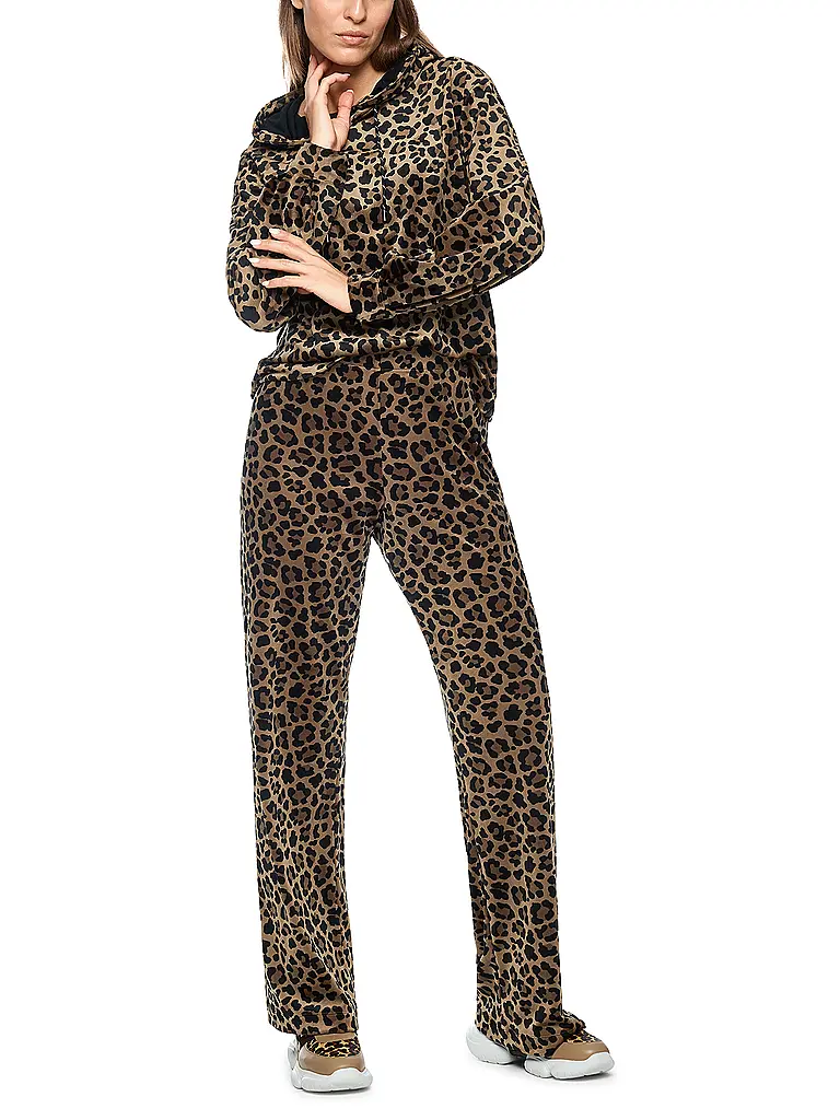 MARC CAIN | Pantaloni a gamba larga WASHINGTON | Marrone chiaro
