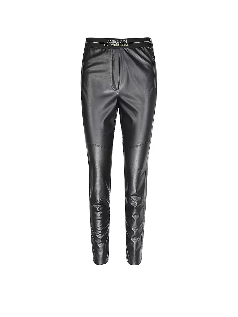 MARC CAIN | Pantaloni a vita alta SINNAR | Nero