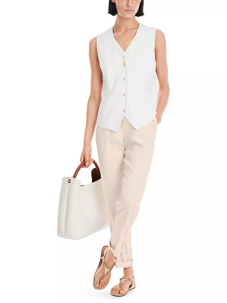 MARC CAIN | Pantaloni business 7/8 RHODOS | Crema