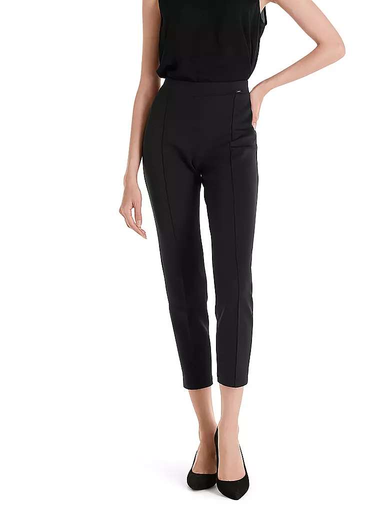 MARC CAIN | Pantaloni business 7/8 | Nero
