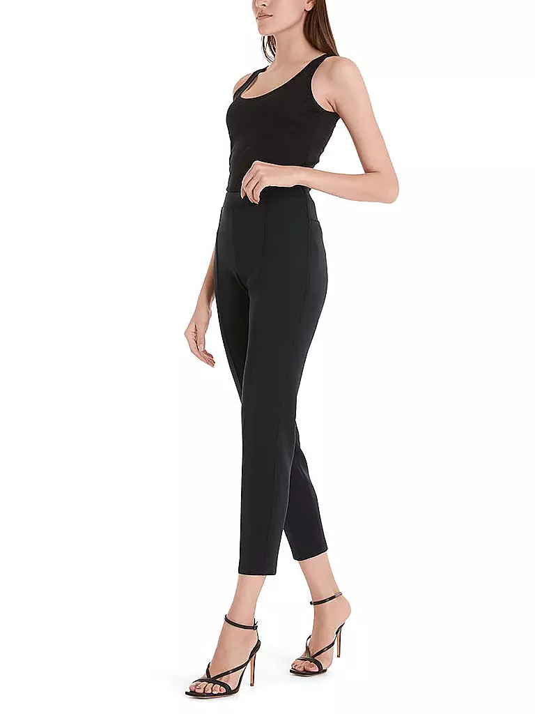 MARC CAIN | Pantaloni business 7/8 | Blu scuro