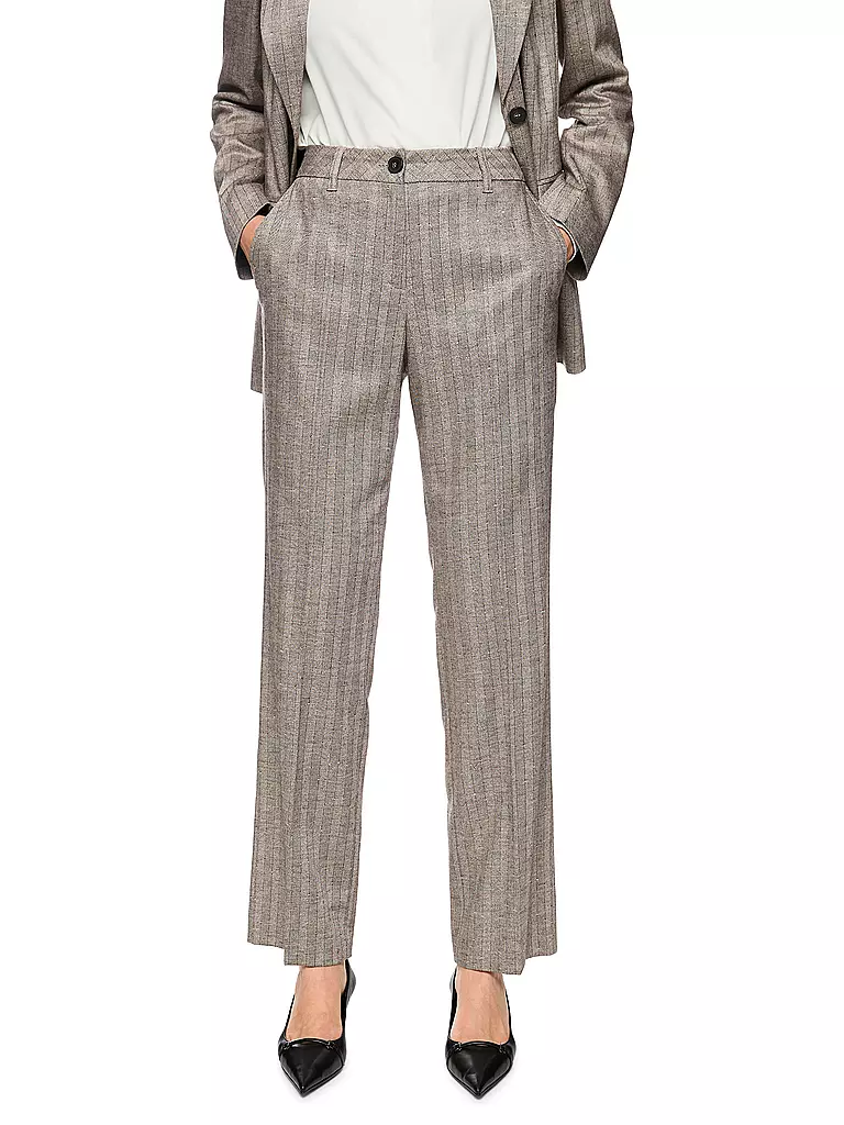 MARC CAIN | Pantaloni business FENDOU | Grigio chiaro