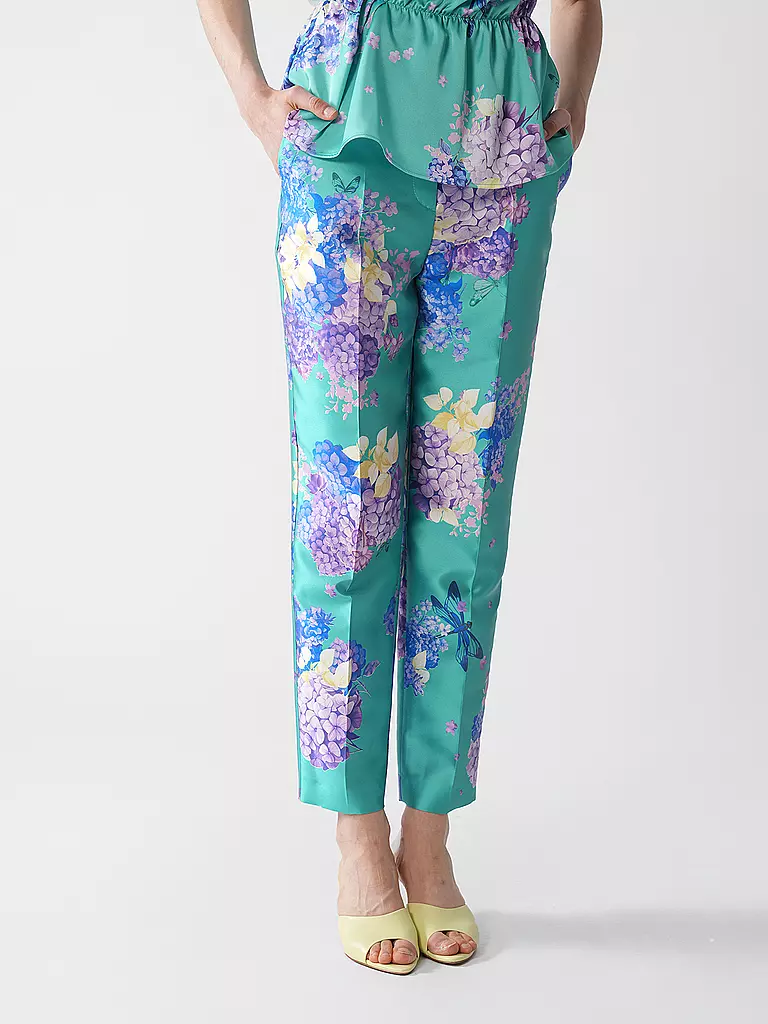 MARC CAIN | Pantaloni business FORDON | Turchese