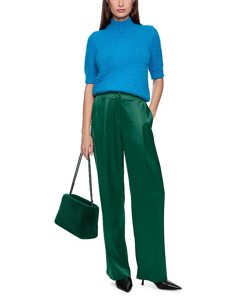 MARC CAIN | Pantaloni business WASCO | Verde scuro