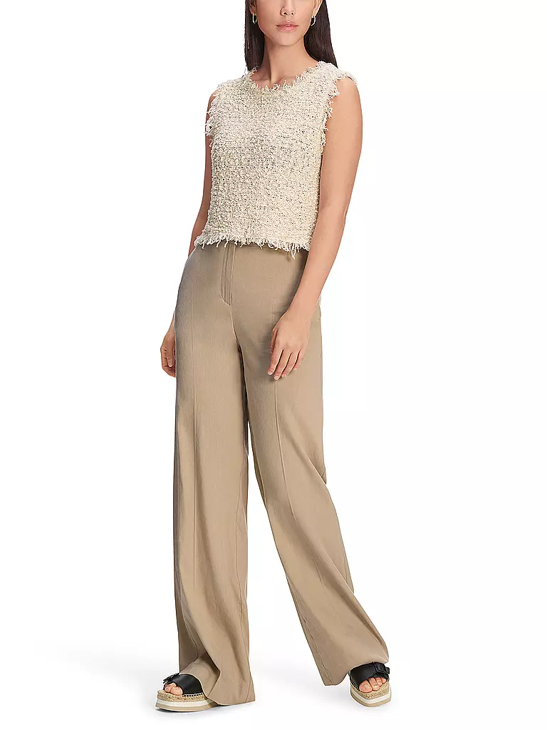 MARC CAIN | Pantaloni business WAUKEE | Marrone chiaro