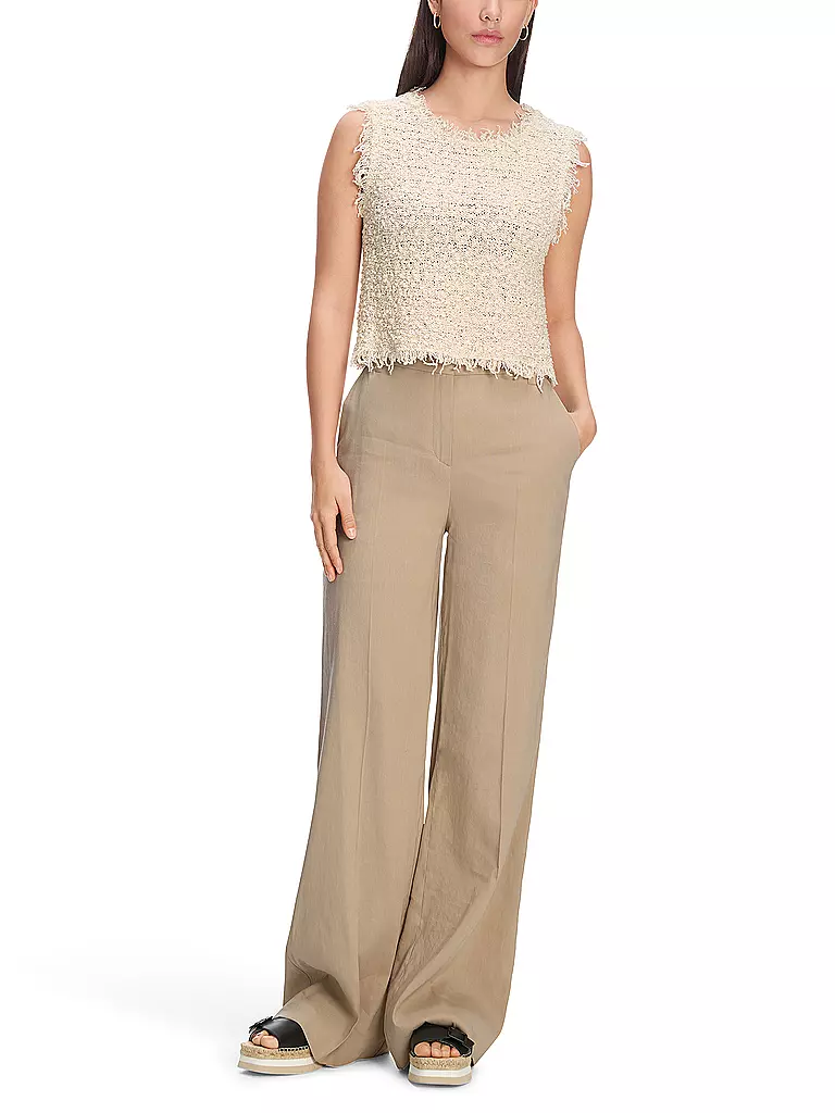 MARC CAIN | Pantaloni business WAUKEE | Marrone chiaro