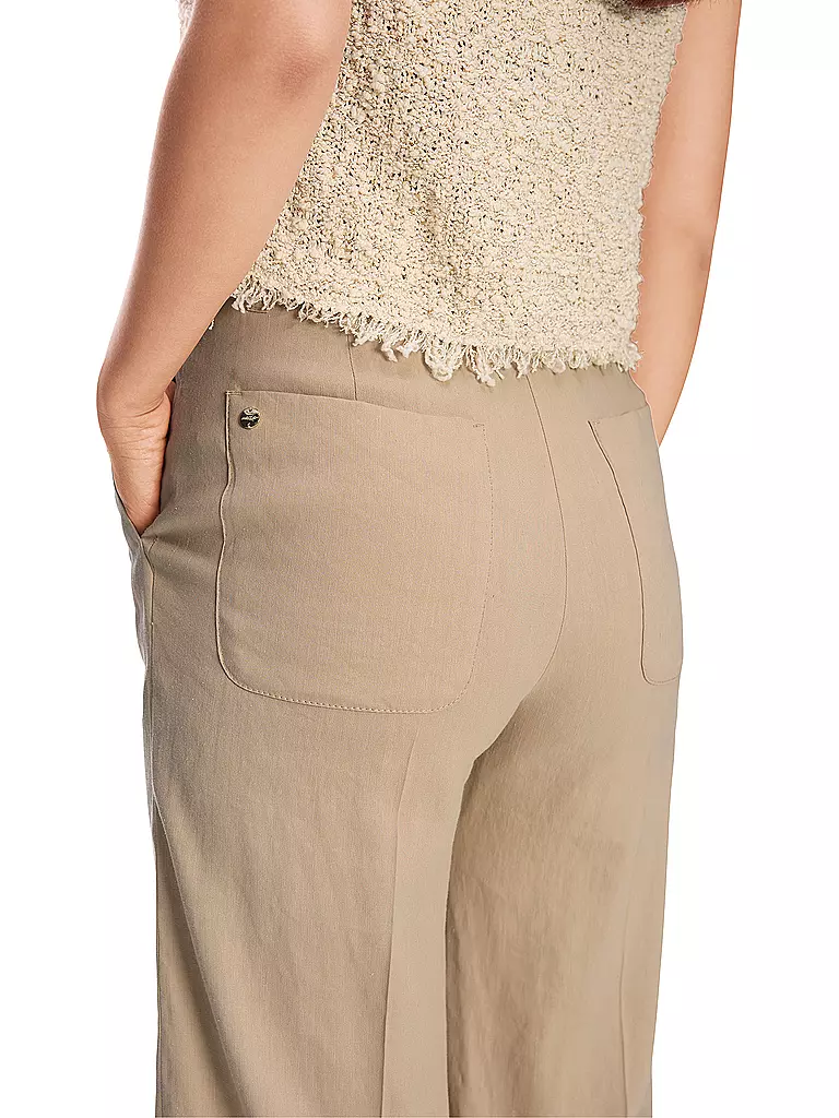 MARC CAIN | Pantaloni business WAUKEE | Marrone chiaro