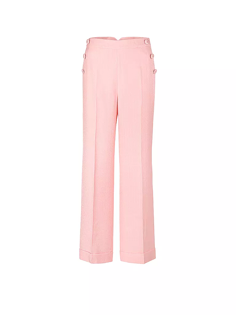 MARC CAIN | Pantaloni business WHEATEN Wide Fit | Rosa