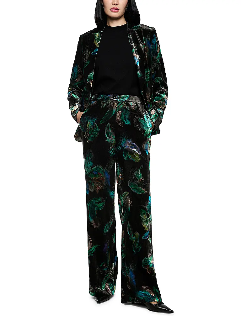 MARC CAIN | Pantaloni business | Verde scuro