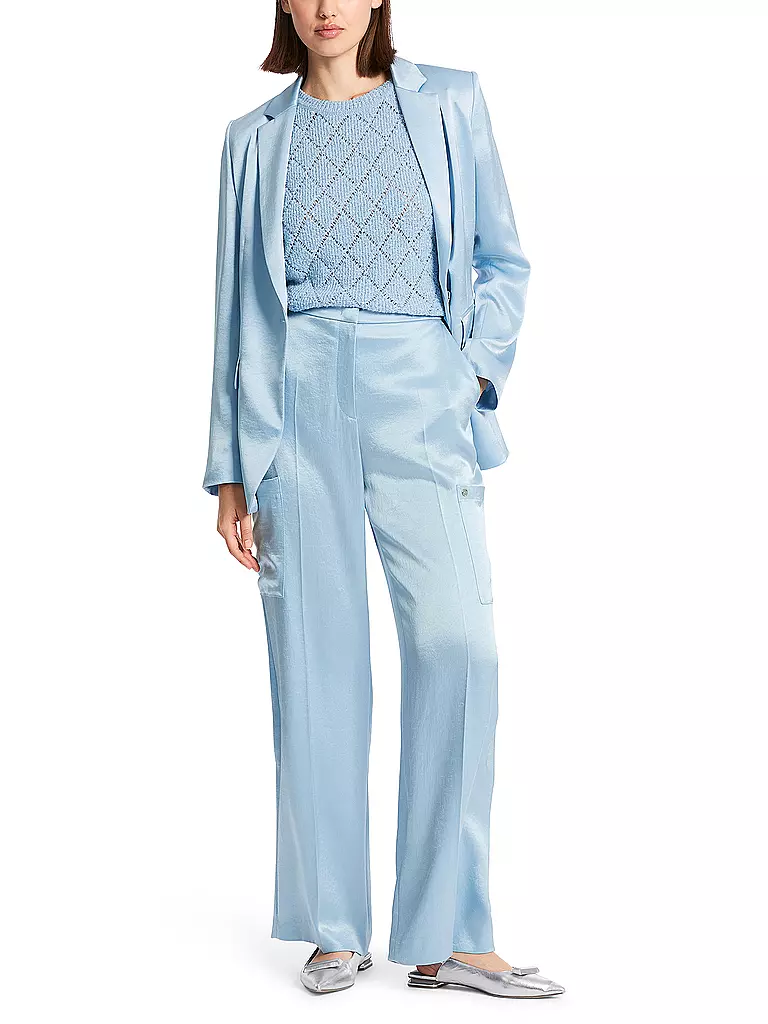 MARC CAIN | Pantaloni cargo | Blu chiaro