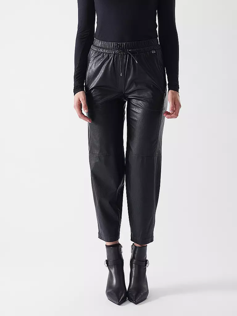 MARC CAIN | Pantaloni da jogging effetto pelle RANCHI | 