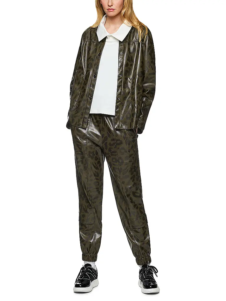MARC CAIN | Pantaloni effetto pelle ROYE | 