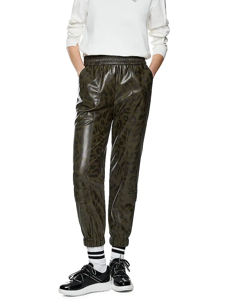 MARC CAIN | Pantaloni effetto pelle ROYE | 