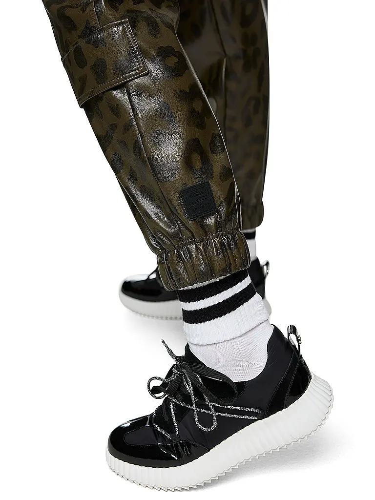 MARC CAIN | Pantaloni effetto pelle ROYE | 