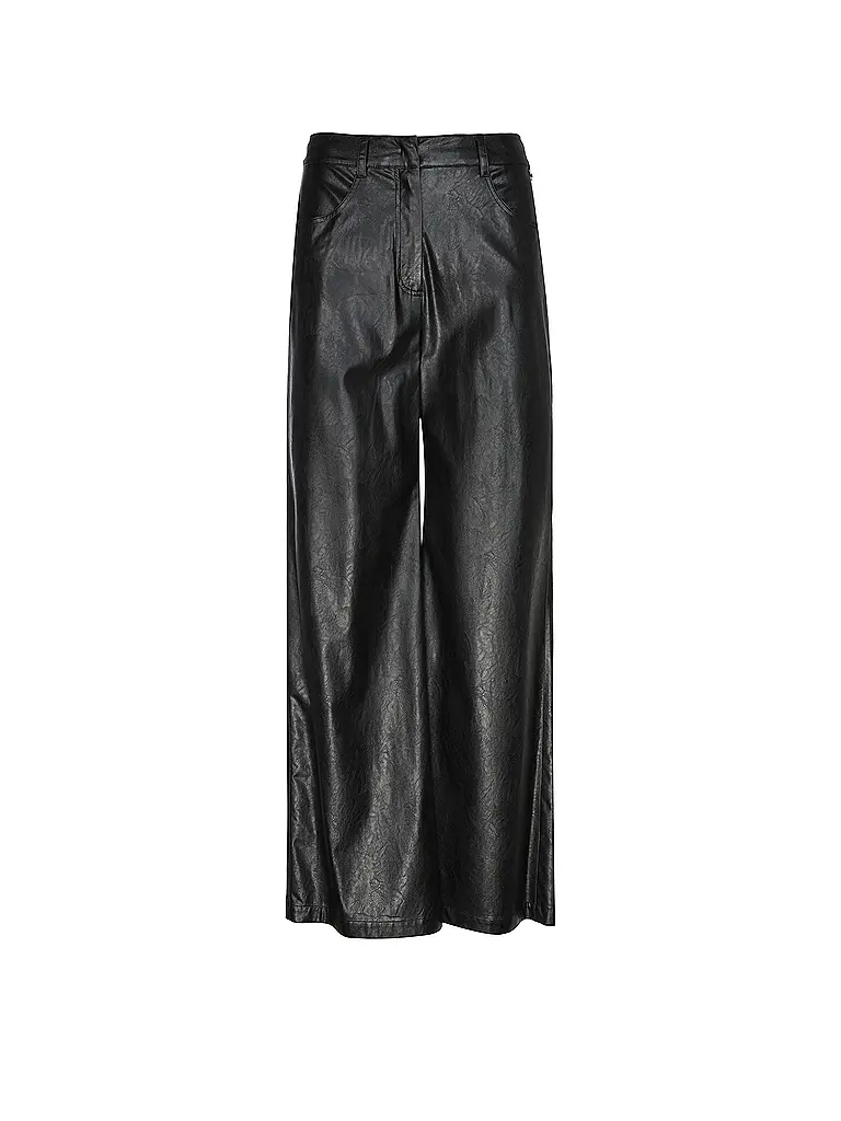 MARC CAIN | Pantaloni effetto pelle WARRI | Nero