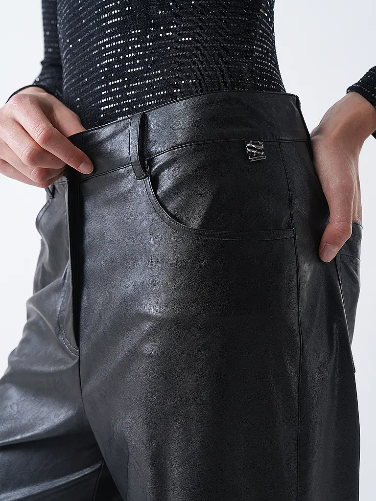 MARC CAIN | Pantaloni effetto pelle WARRI | 
