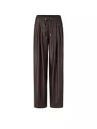 MARC CAIN | Pantaloni effetto pelle | Marrone