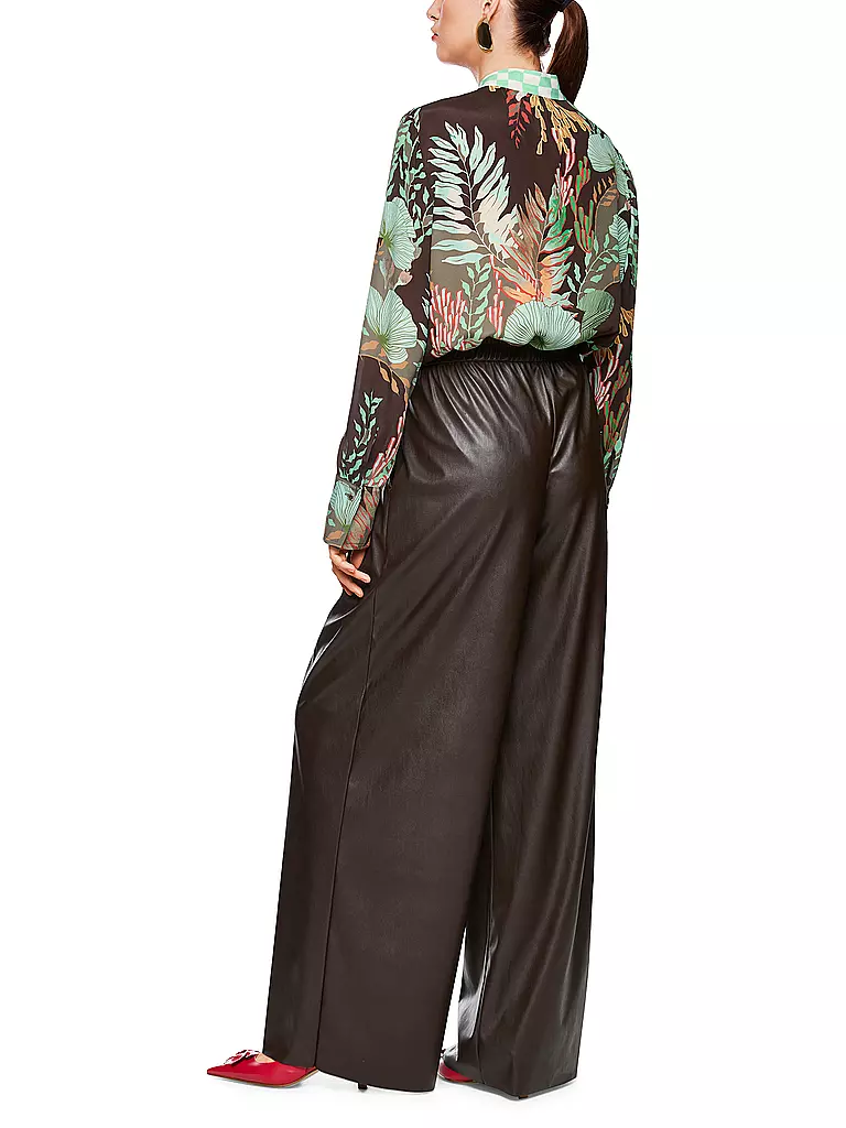 MARC CAIN | Pantaloni effetto pelle | 
