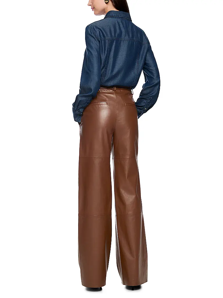MARC CAIN | Pantaloni in pelle WARRI | 