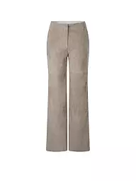 MARC CAIN | Pantaloni in pelle | Oliva