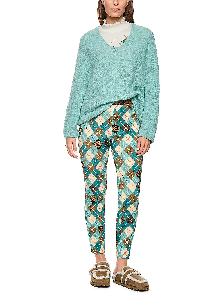 MARC CAIN | Pantaloni Jogging Fit 7/8 SOFIA | Menta