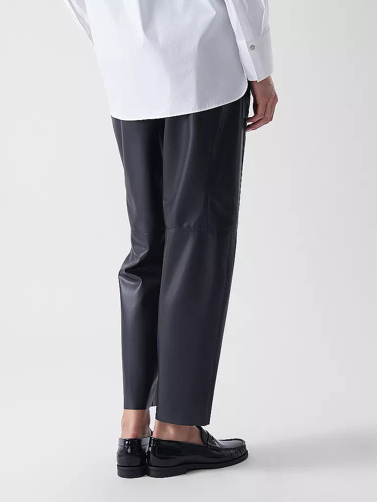 MARC CAIN | Pantaloni Jogging Fit in similpelle RANCHI | 