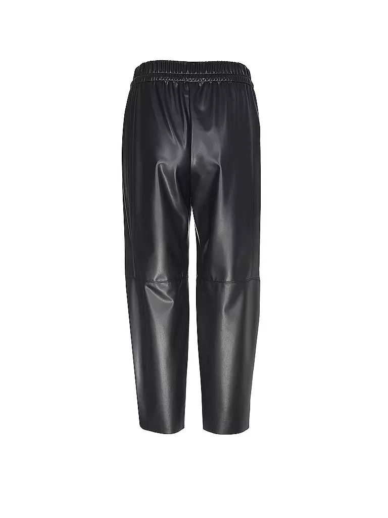 MARC CAIN | Pantaloni Jogging Fit in similpelle RANCHI | 