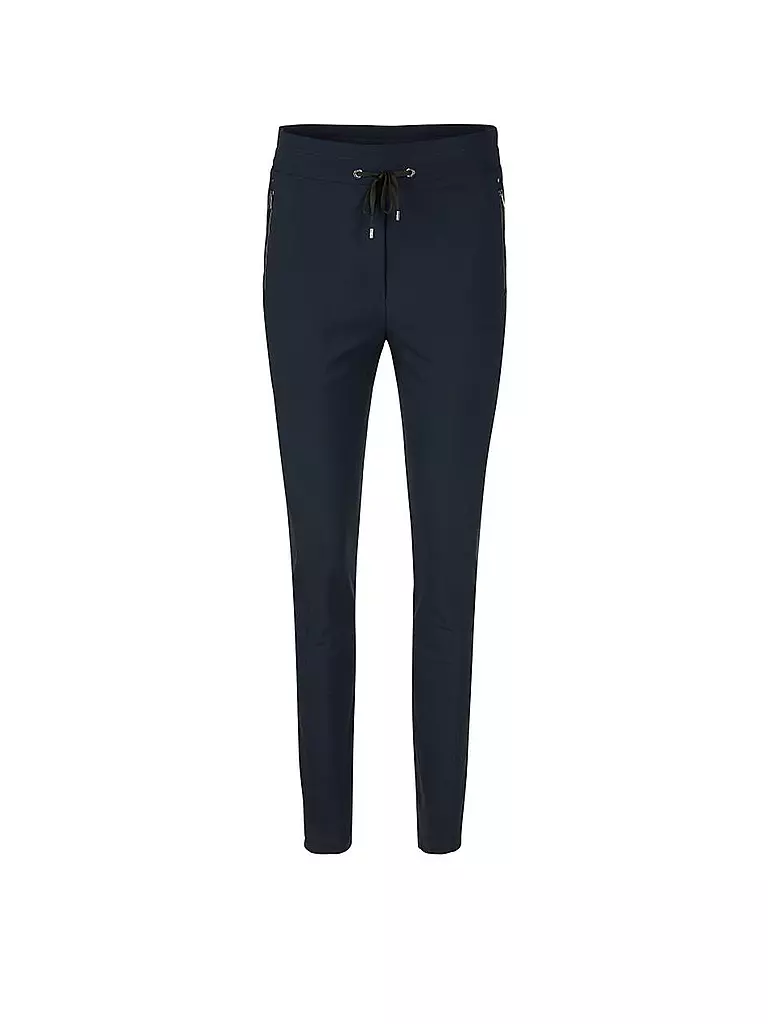 MARC CAIN | Pantaloni Jogging Fit | Blu scuro