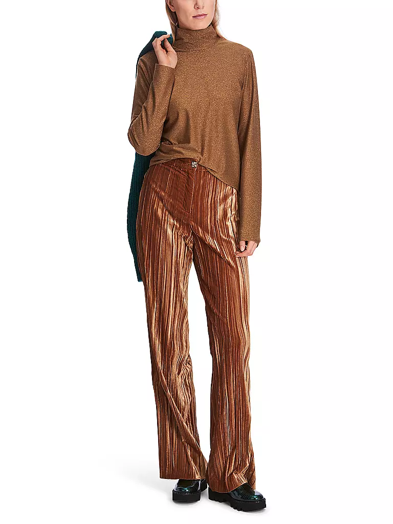 MARC CAIN | Rollkragenshirt | Marrone