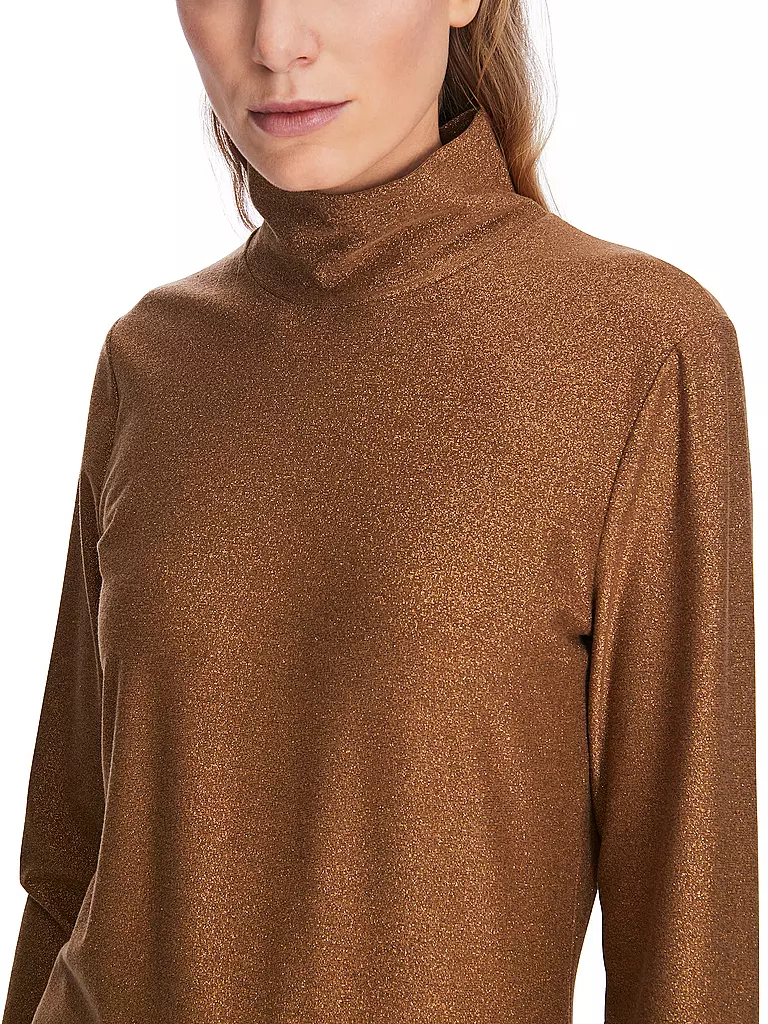 MARC CAIN | Rollkragenshirt | Marrone