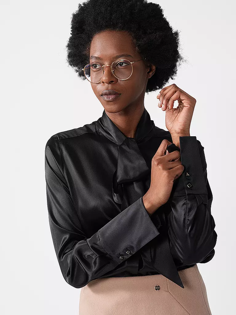 MARC CAIN | Seidenbluse | Nero