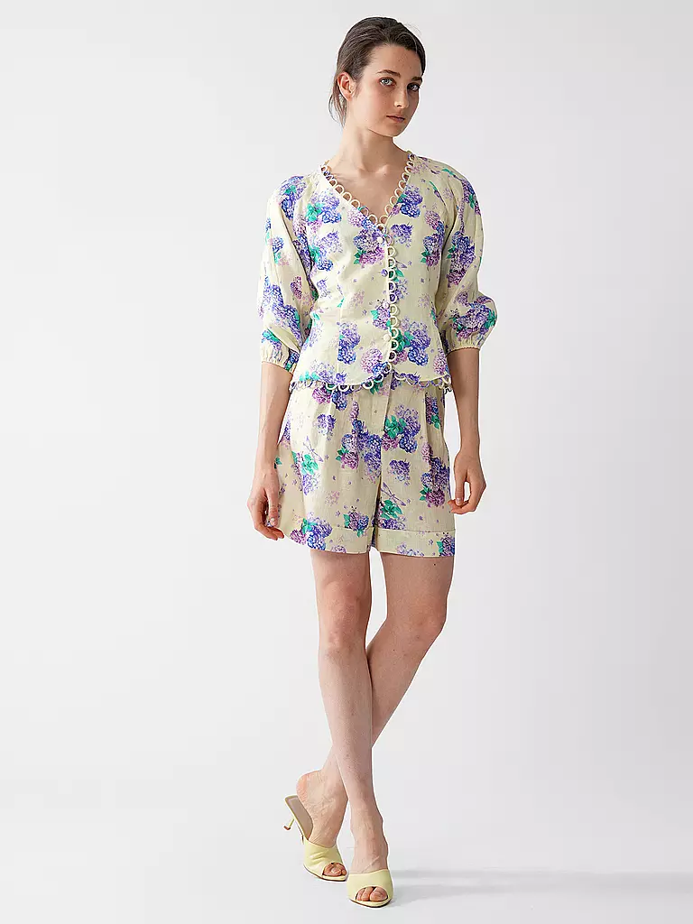 MARC CAIN | Shorts di lino | Crema