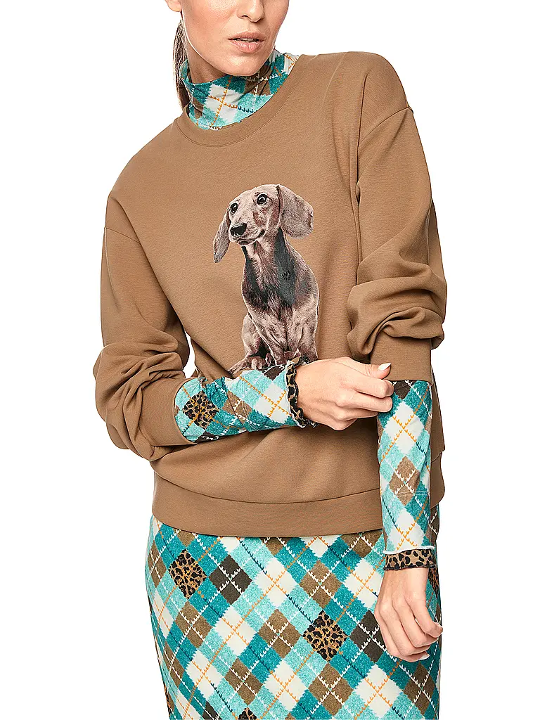 MARC CAIN | Sweater | Marrone chiaro