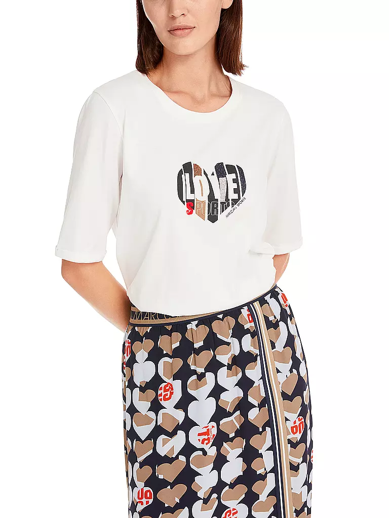 MARC CAIN | T-Shirt  | Bianco