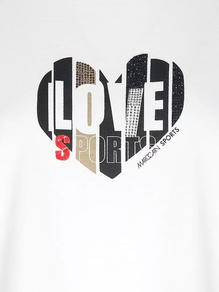 MARC CAIN | T-Shirt  | Bianco