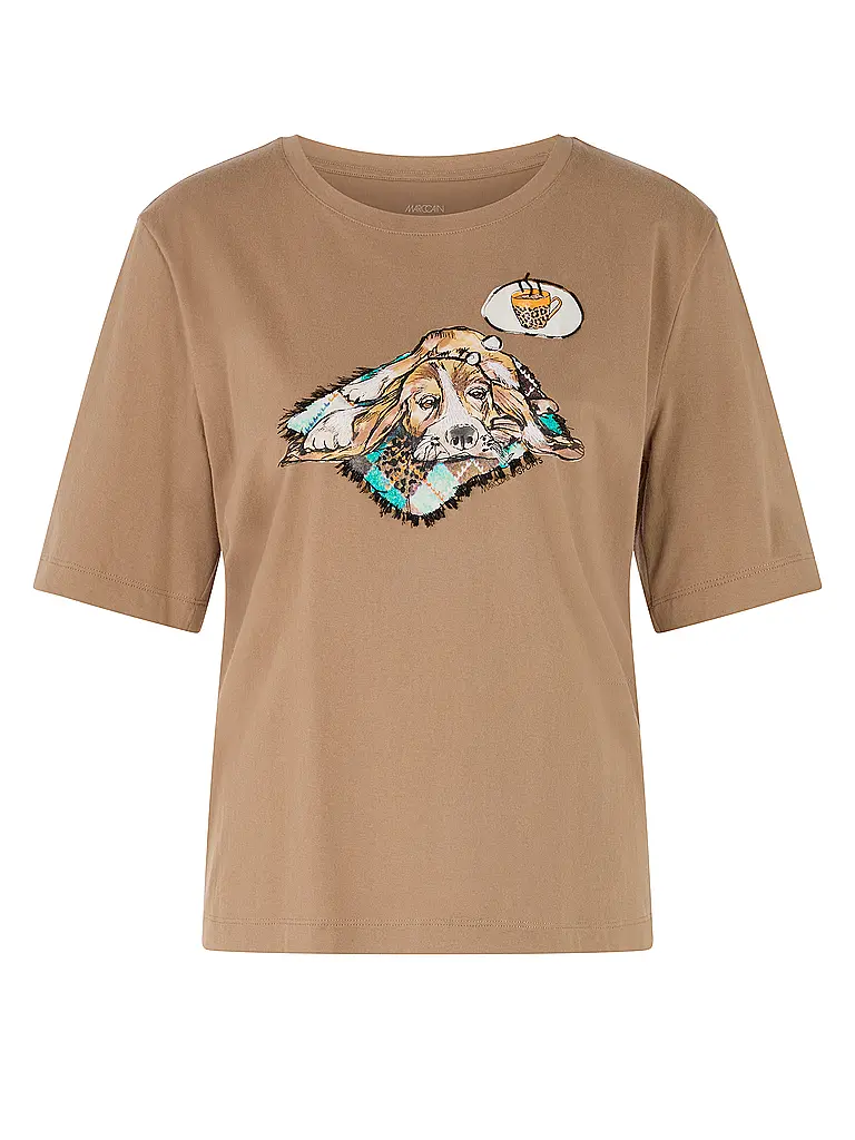 MARC CAIN | T-shirt | Marrone chiaro