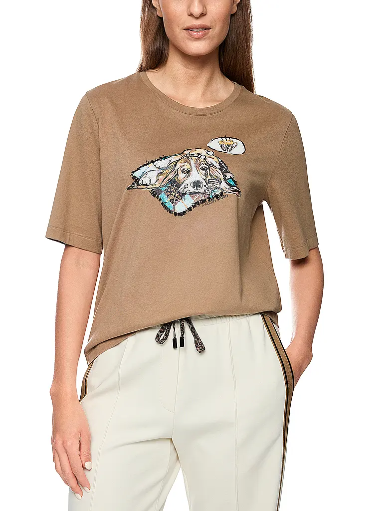 MARC CAIN | T-shirt | Marrone chiaro