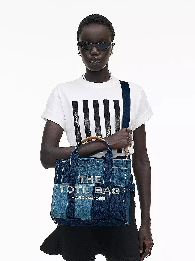 MARC JACOBS | Borsa - Tote Bag THE MEDIUM TOTE CANVAS | Blu