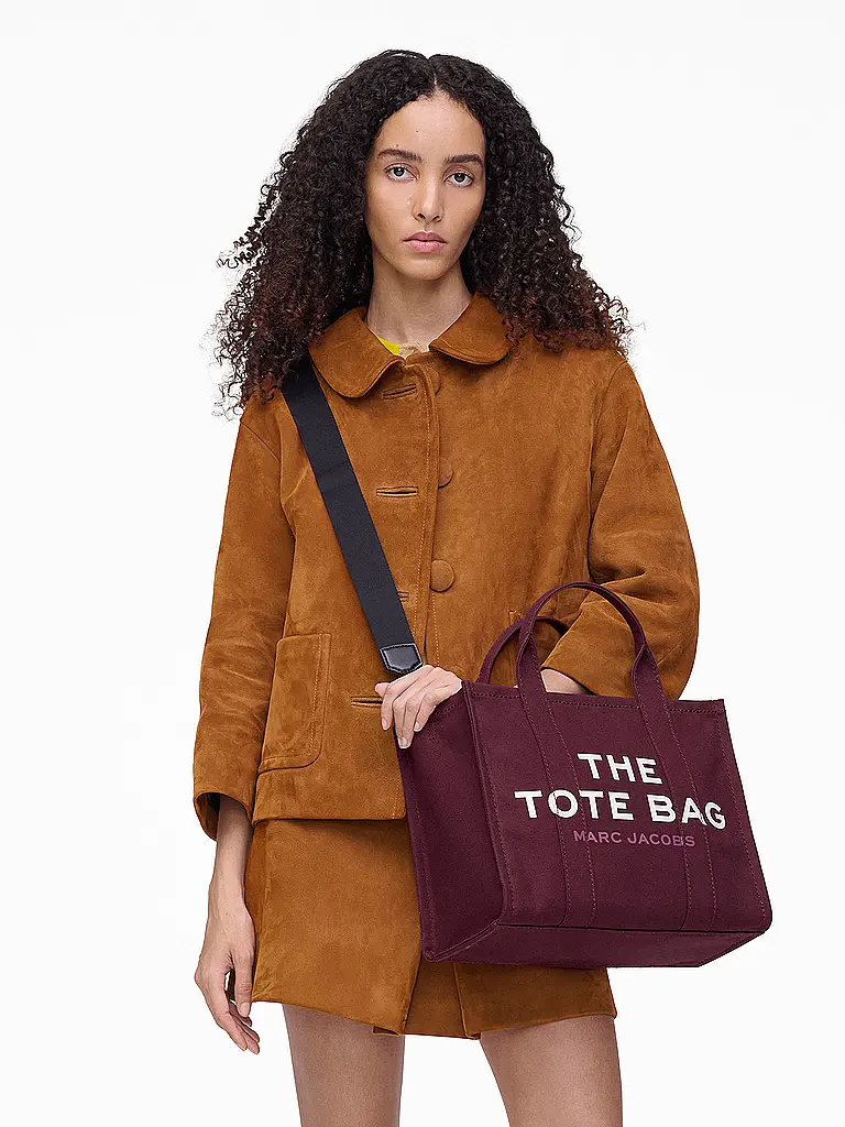MARC JACOBS | Borsa - Tote Bag THE MEDIUM TOTE CANVAS | Rosso scuro