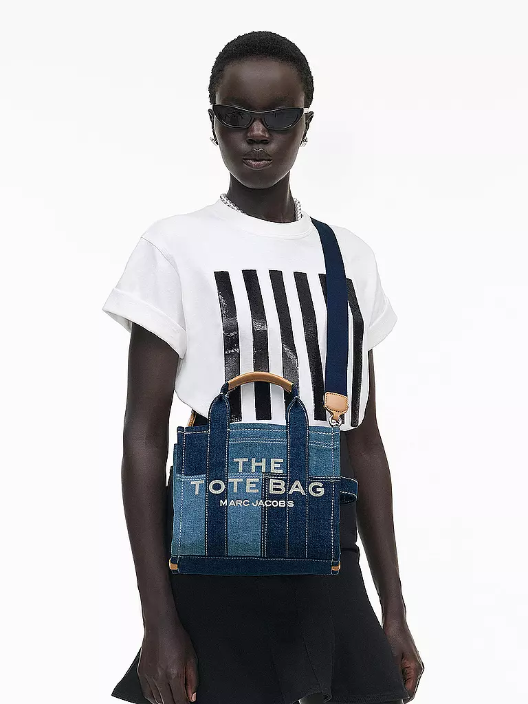 MARC JACOBS | Borsa - Tote Bag THE SMALL TOTE CANVAS | Blu