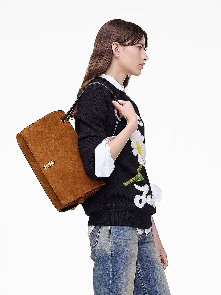 MARC JACOBS | Borsa in pelle - Borsa a spalla THE LARGE DUAL | Cammello