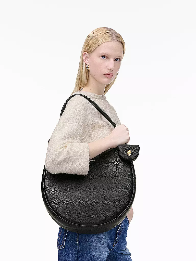 MARC JACOBS | Borsa in pelle - Hobo Bag THE LARGE CRESCENT | Nero
