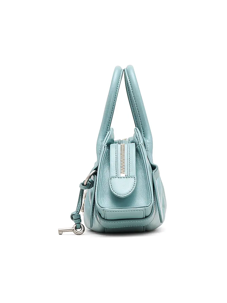 MARC JACOBS | Borsa in pelle - Mini Bag THE SMALL SATCHEL | Blu chiaro