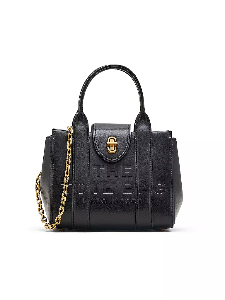 MARC JACOBS | Borsa in pelle - Mini Bag THE TURNLOCK CROSSBODY TOTE | Nero